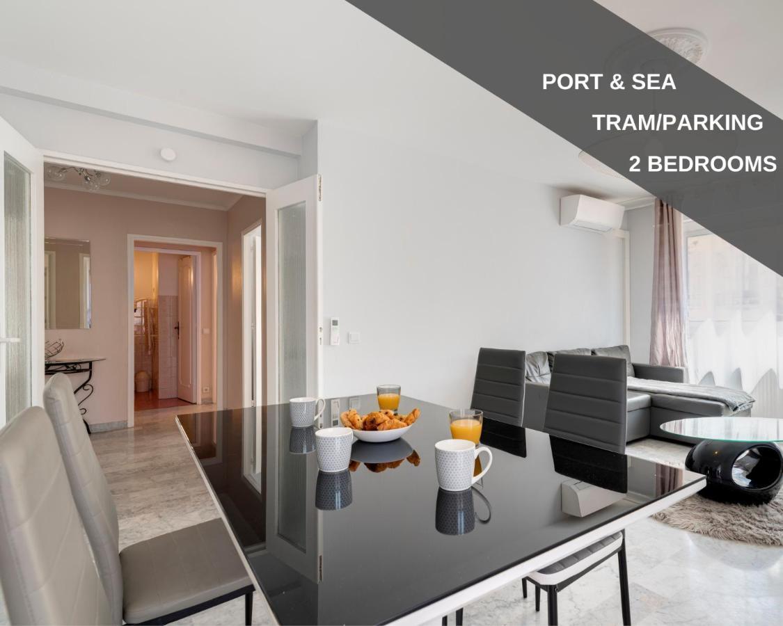 Port, vue mer, parking et confort Nice Extérieur photo